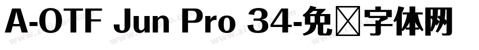 A-OTF Jun Pro 34字体转换